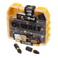 DEWALT Torsion Impact Bit Tic Tac PH2 25mm Pack of 25 - Multi-Buy Option £8.99